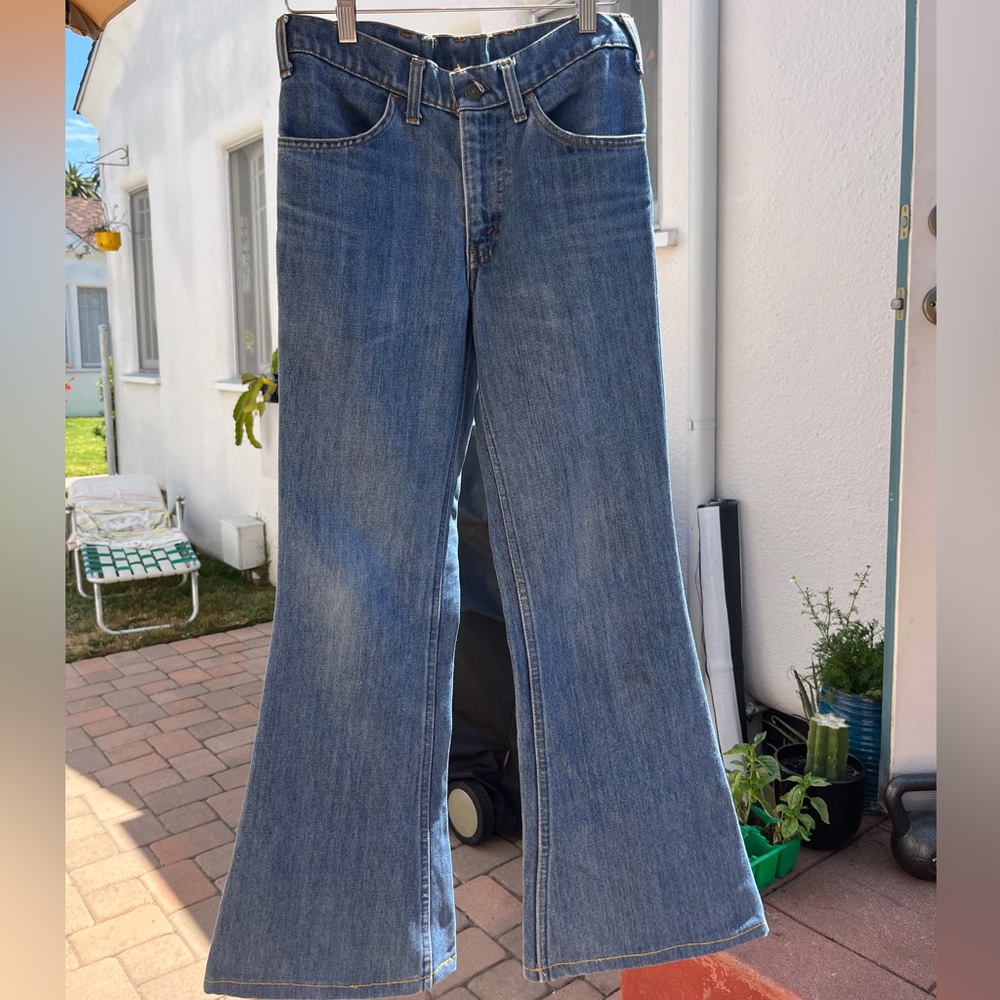 Levis orange tab bell bottoms